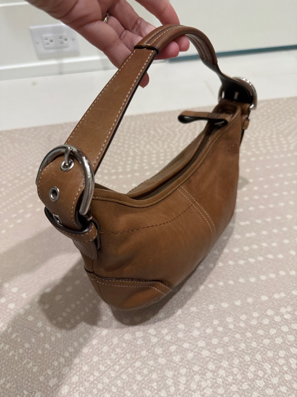 Coach Brown Leather Shoulder Hobo - Picture 2 of 8